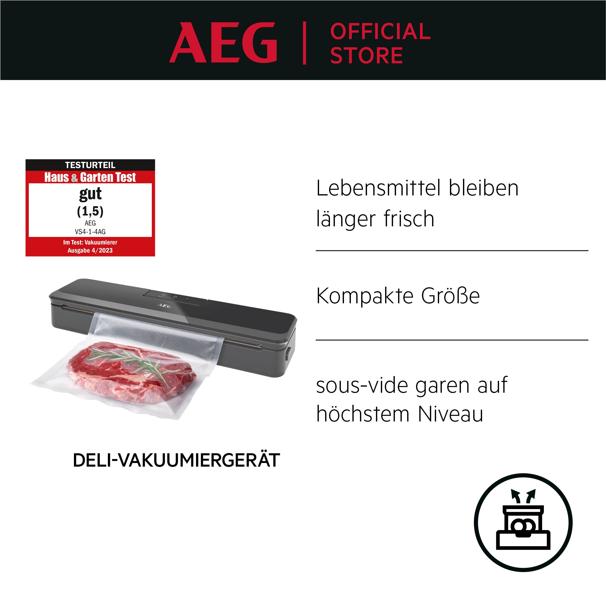 AEG - Vacuum Sealer - VS4-1-4AG