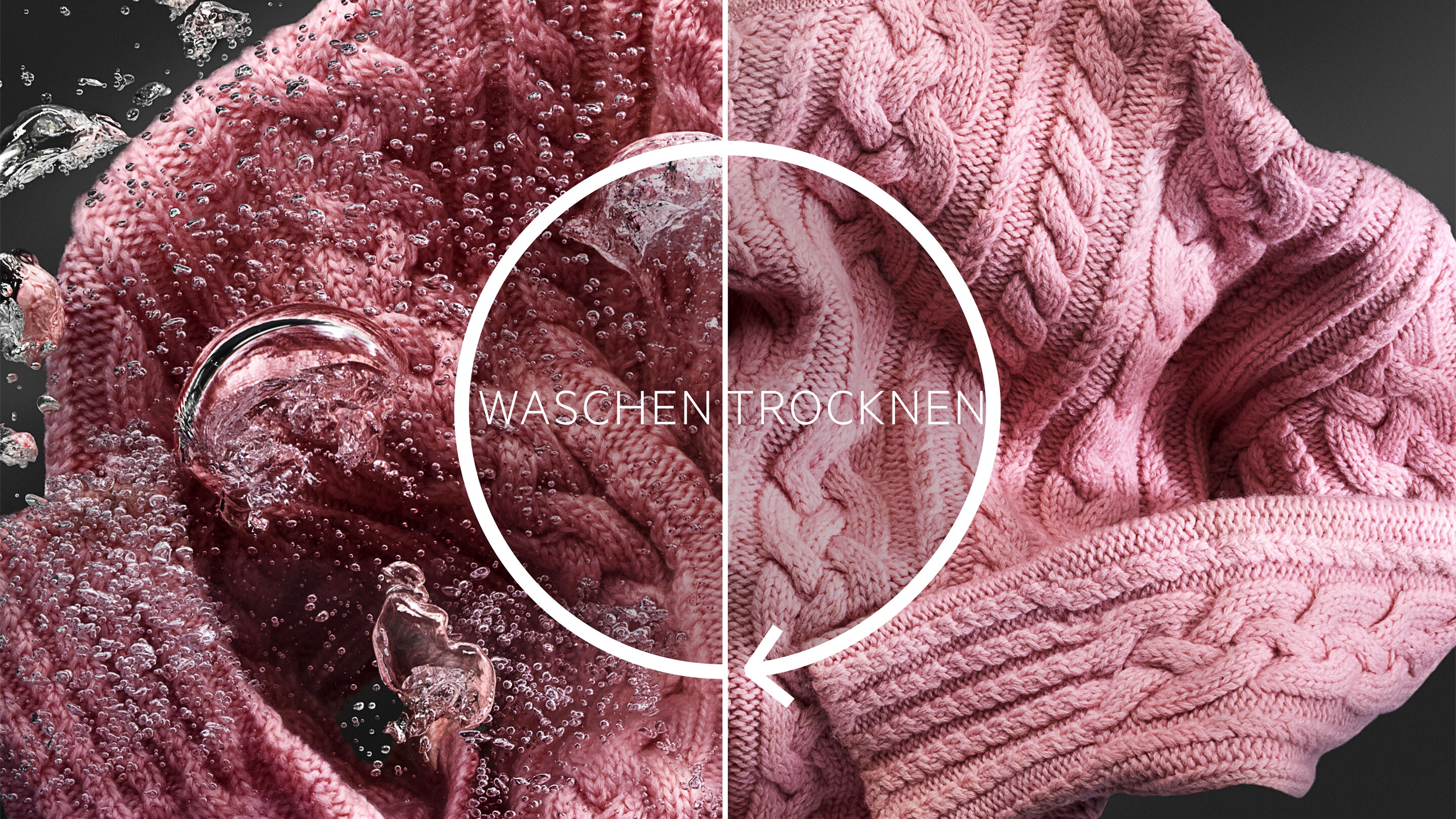 Wasch- und Trockenzyklus