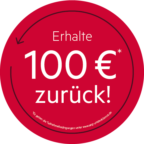 Erhalte 100 € Umdenk-Bonus