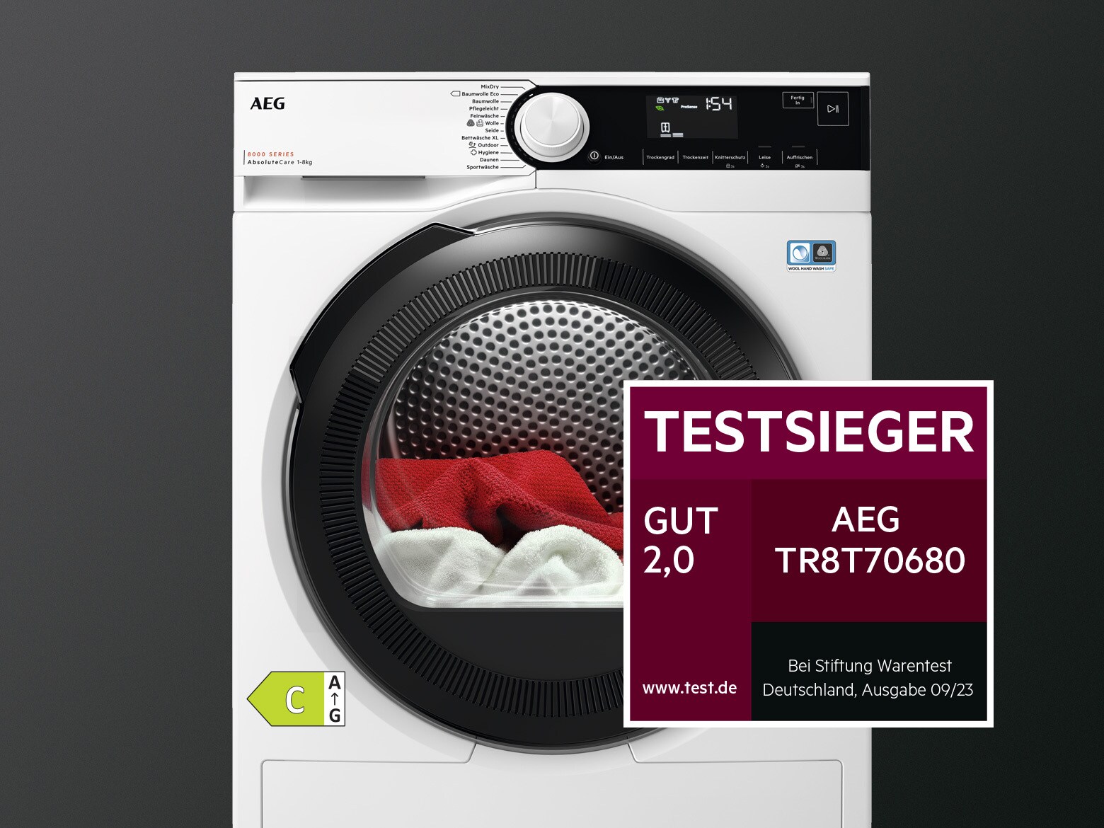 AEG Wäschetrockner TR8T70680